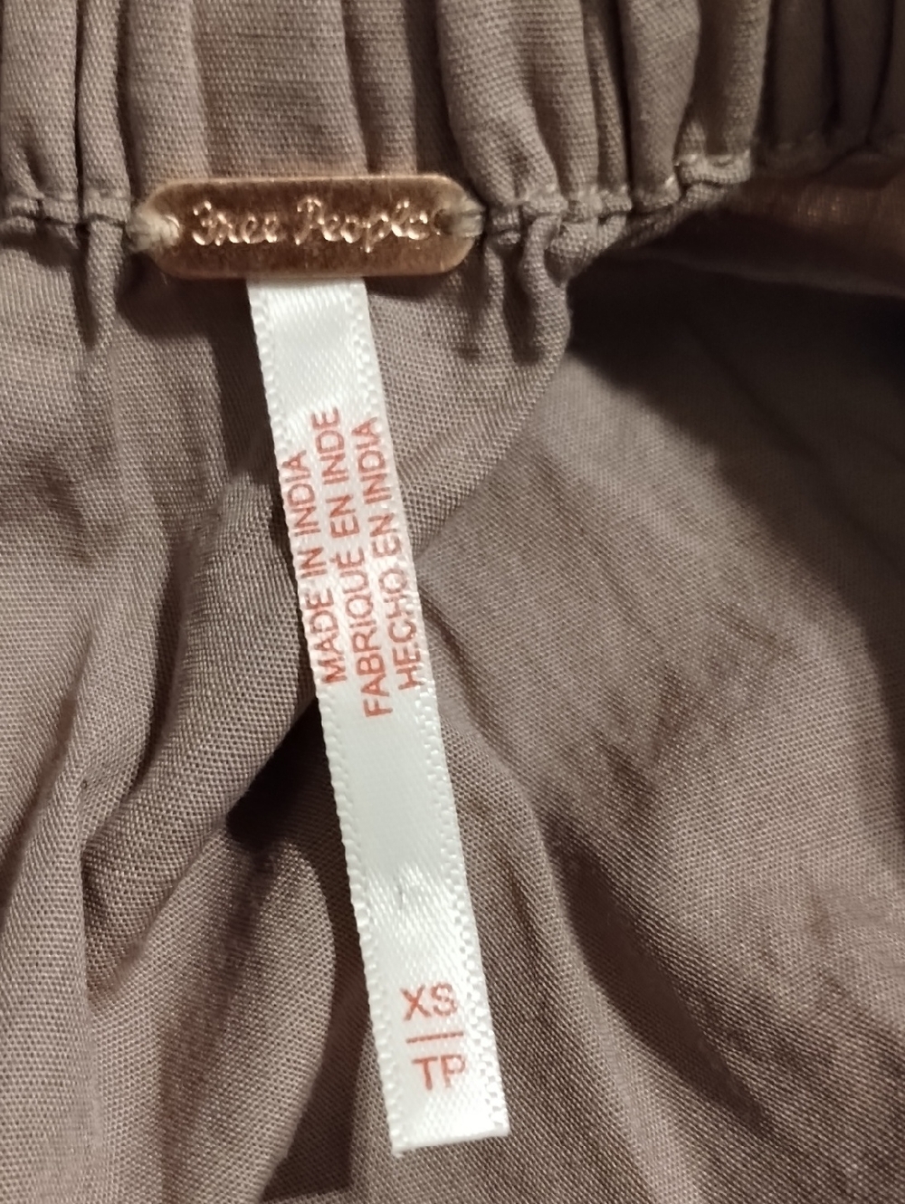 Free People Cotton Lowen Skirt Peppercorn XS Perfect Condition - Picture 5 of 7